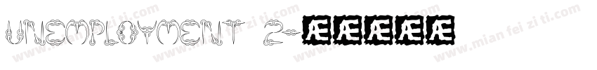 Unemployment 2字体转换